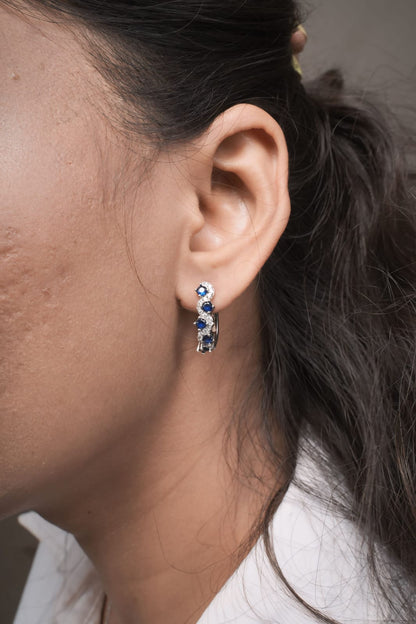 Smara Blue Sapphire Earrings