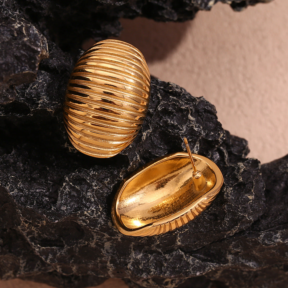Smara Bettle Bug Stud Earrings
