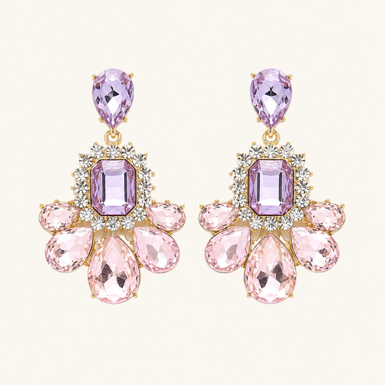 Smara Sparkling Droplet Earrings
