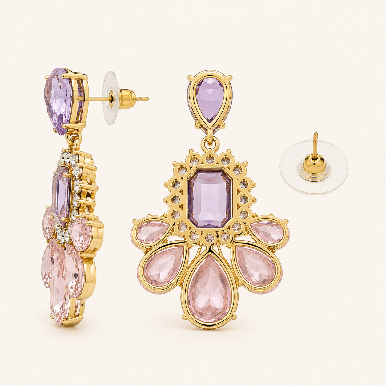 Smara Sparkling Droplet Earrings