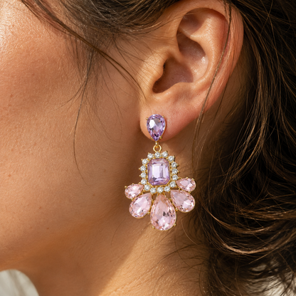 Smara Sparkling Droplet Earrings