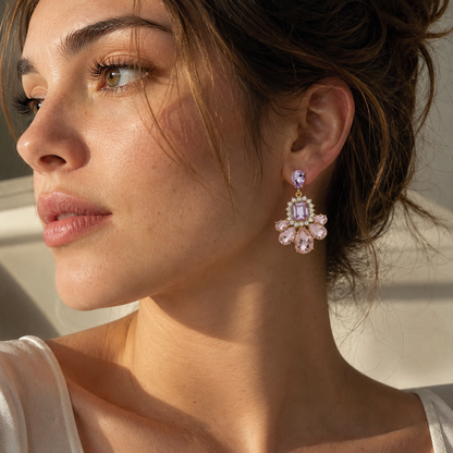Smara Sparkling Droplet Earrings