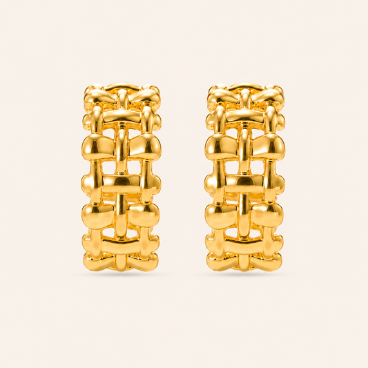Smara Vintage half-hoop earrings