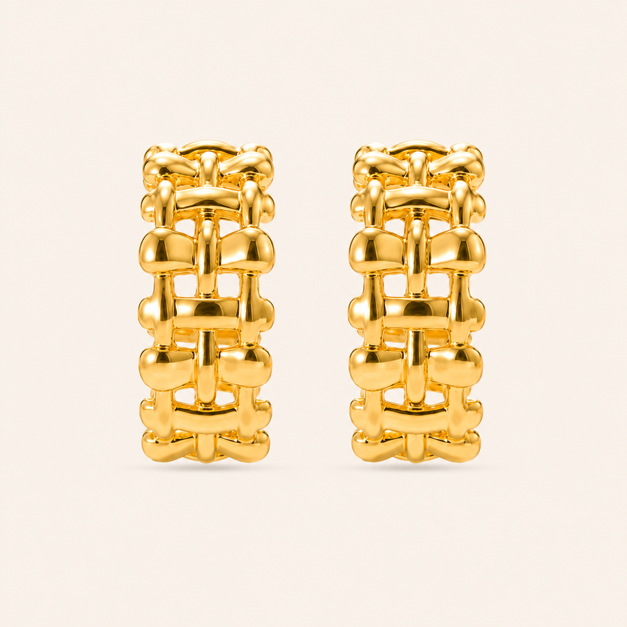 Smara Vintage half-hoop earrings