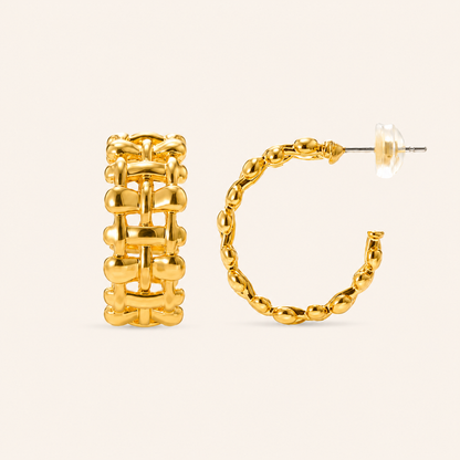 Smara Vintage half-hoop earrings