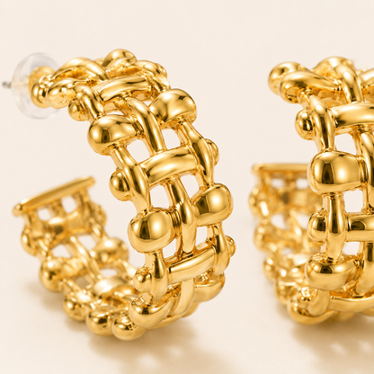 Smara Vintage half-hoop earrings