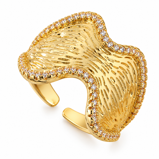 Smara Crinkly Adjustable Ring
