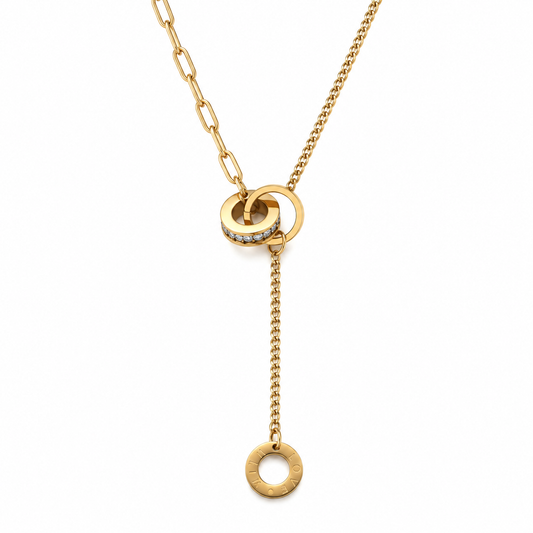Smara 18k gold plated zircon pendant