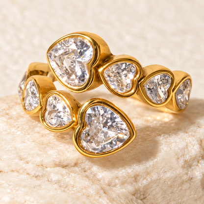 Smara Queen of Hearts Adjustable Ring