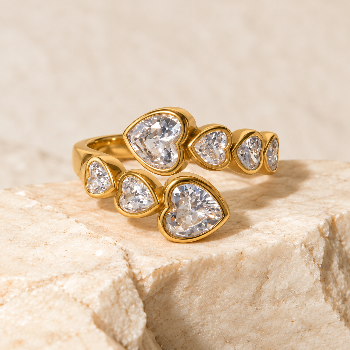 Smara Queen of Hearts Adjustable Ring