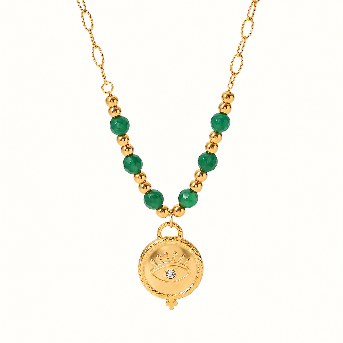 Smara Evil eye beaded Necklace
