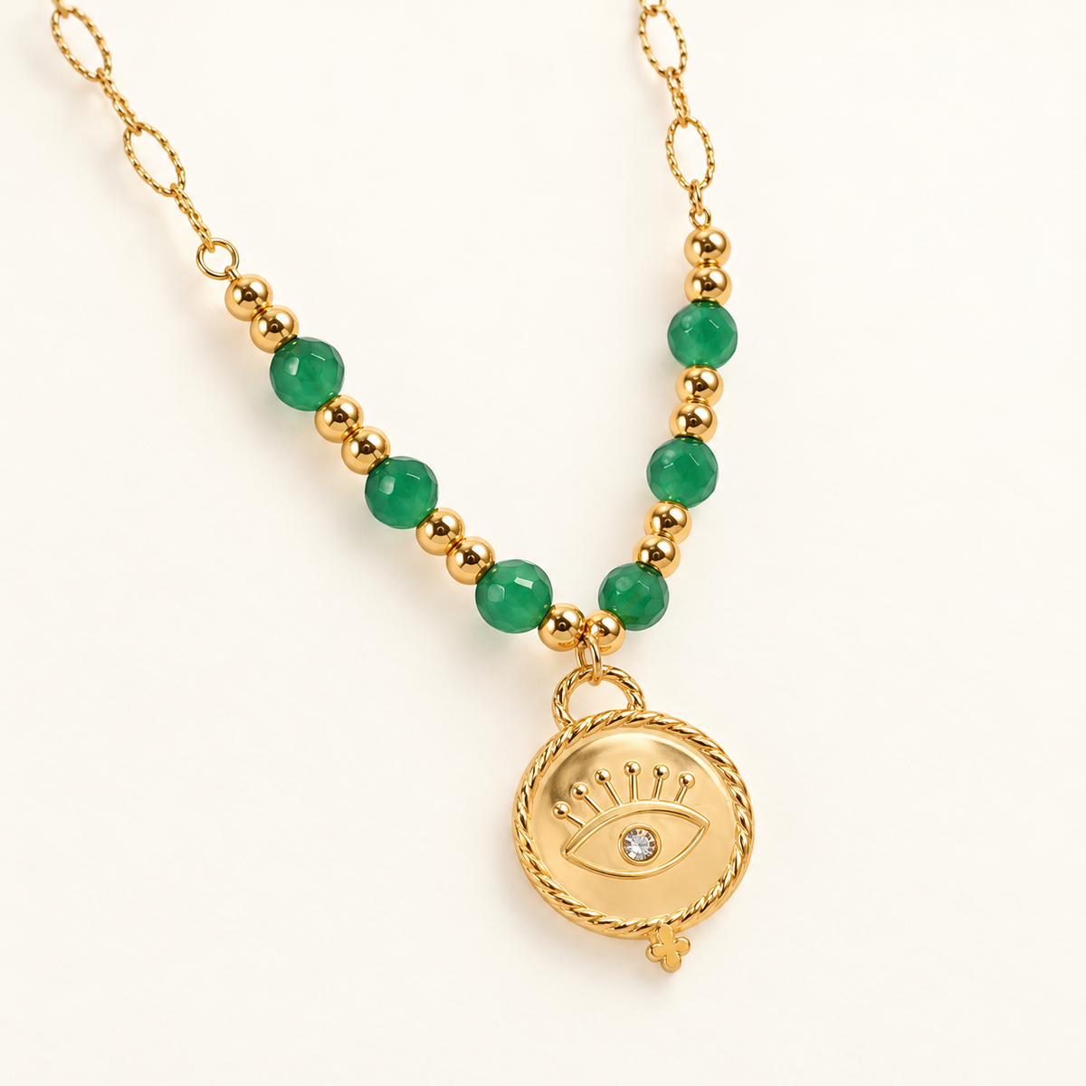 Smara Evil eye beaded Necklace