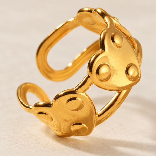Smara Heart Adjustable Ring
