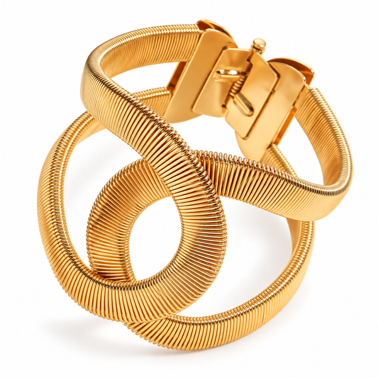 Smara Gold Cross Bracelet