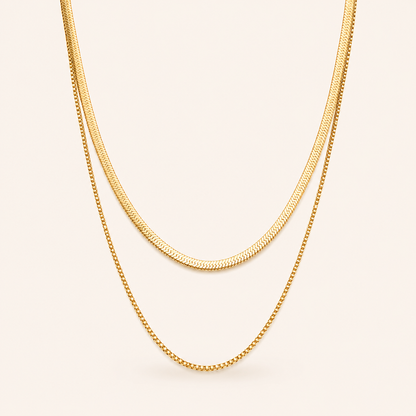 Smara Snake double layered Necklace