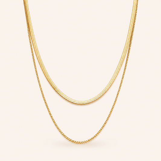 Smara Snake double layered Necklace