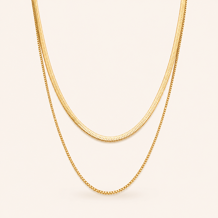 Smara Snake double layered Necklace