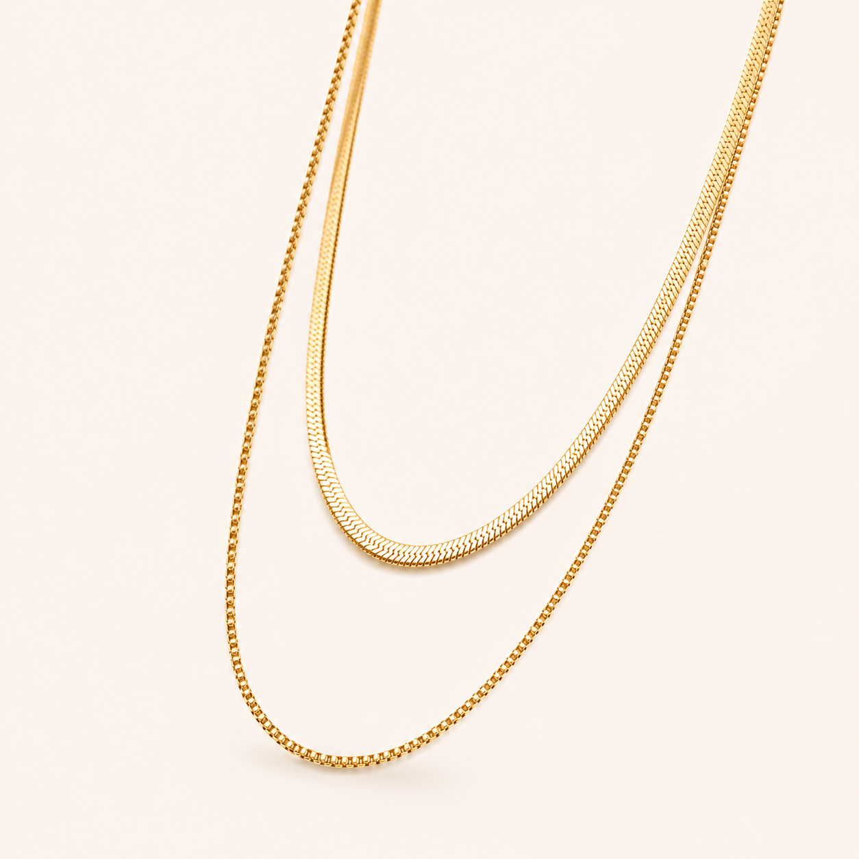 Smara Snake double layered Necklace