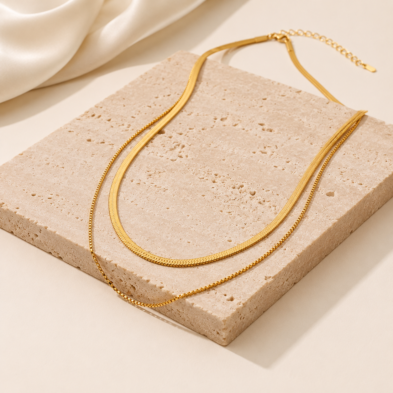 Smara Snake double layered Necklace