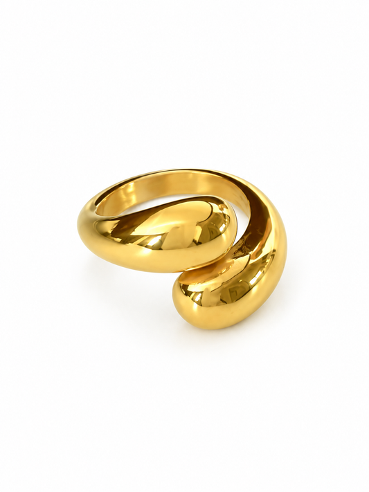 Smara Crossfold Adjustable Ring