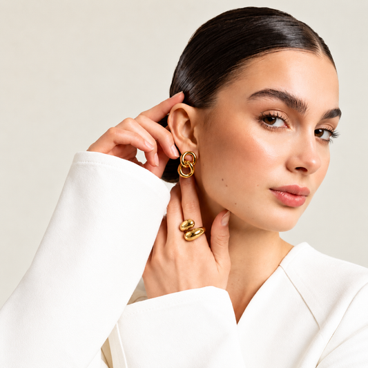 Smara Crossfold Adjustable Ring
