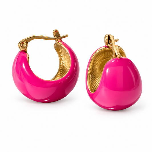 Smara weightless dripping round earrings