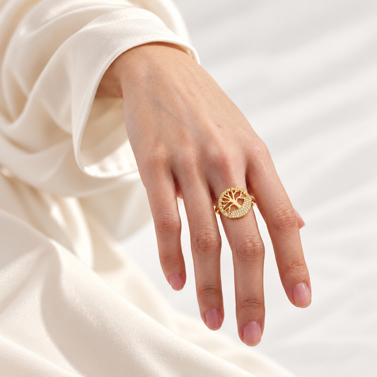 Smara Tree of Life Adjustable Ring