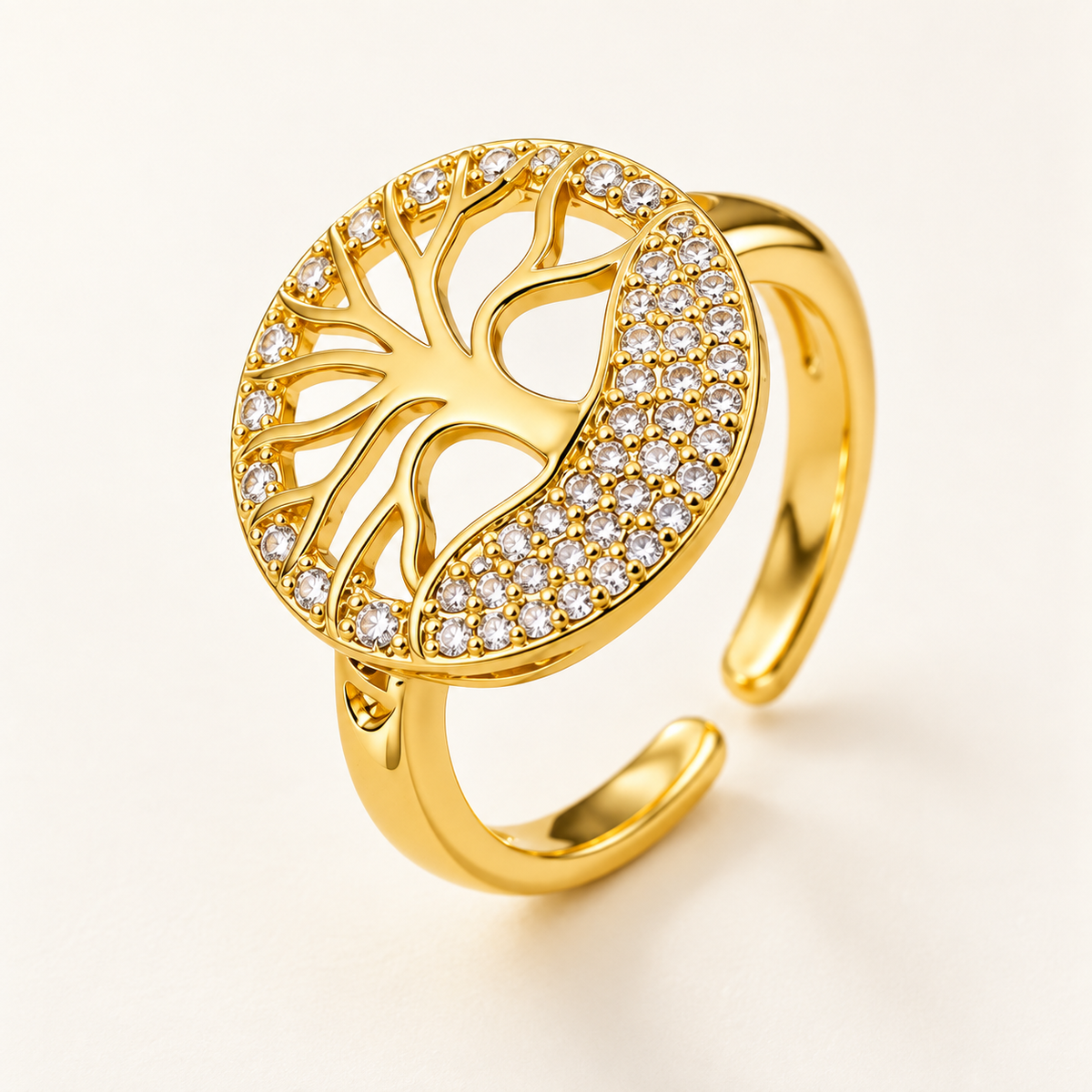 Smara Tree of Life Adjustable Ring