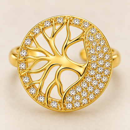Smara Tree of Life Adjustable Ring