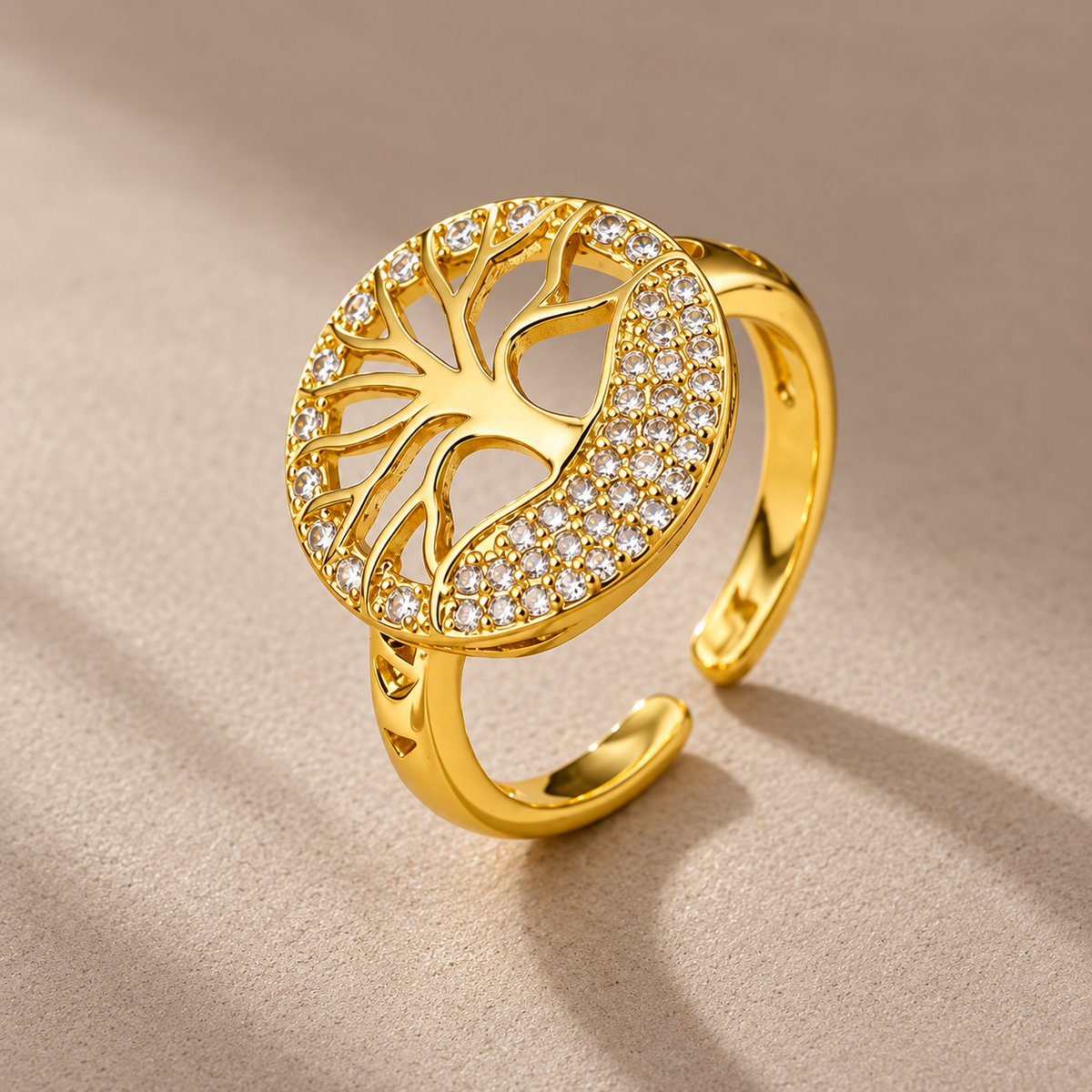 Smara Tree of Life Adjustable Ring