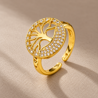 Smara Tree of Life Adjustable Ring