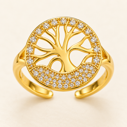 Smara Tree of Life Adjustable Ring