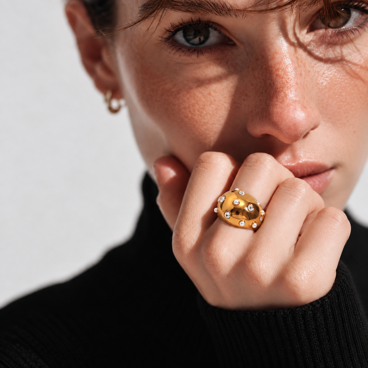 Smara Diamond Adjustable Ring