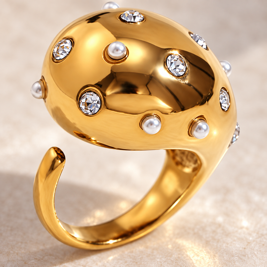Smara Diamond Adjustable Ring