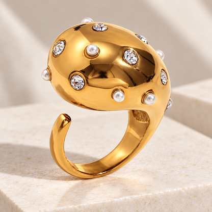 Smara Diamond Adjustable Ring