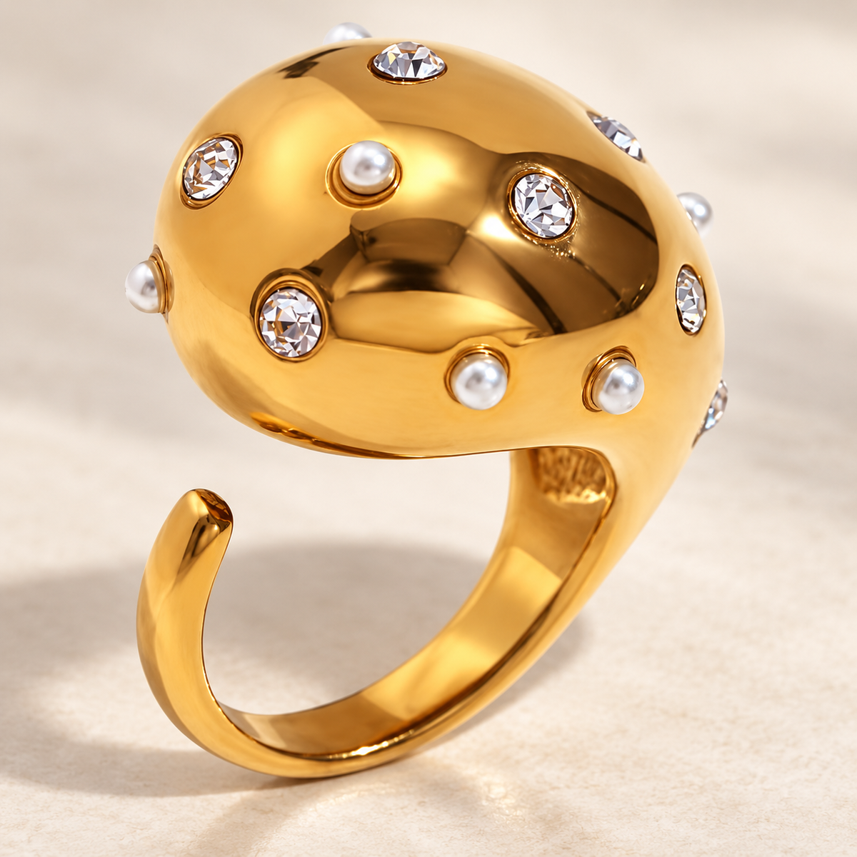 Smara Diamond Adjustable Ring