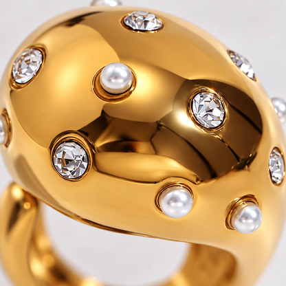 Smara Diamond Adjustable Ring